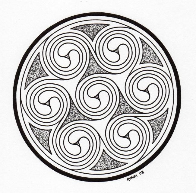 "celtic knotwork" başlıklı Tablo Ruairi tarafından, Orijinal sanat