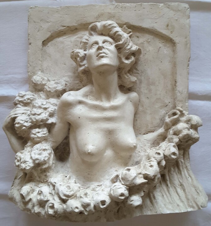 Rzeźba zatytułowany „IL RISVEGLIO” autorstwa Ruggero Zamponi, Oryginalna praca, Gips