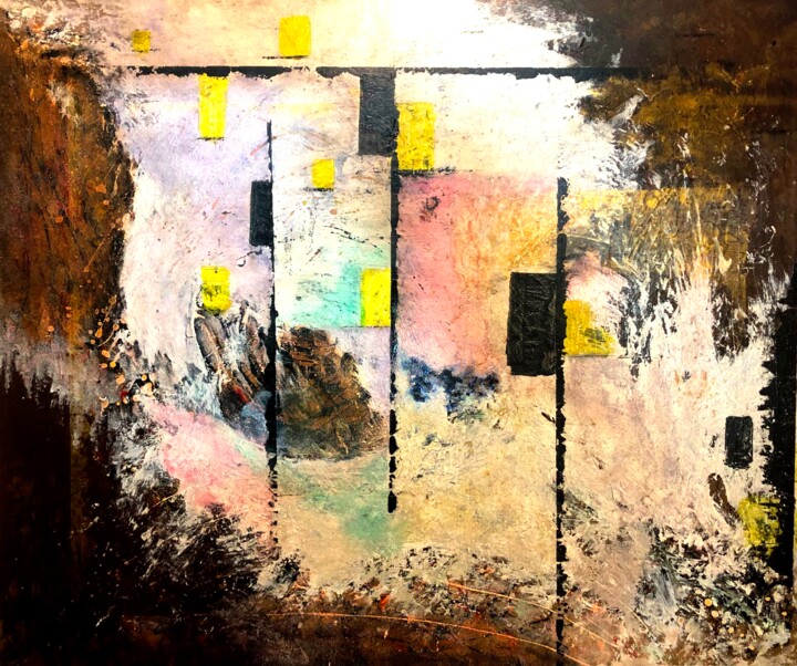 Peinture intitulée "As janelas do meu m…" par Rui Brás, Œuvre d'art originale, Acrylique