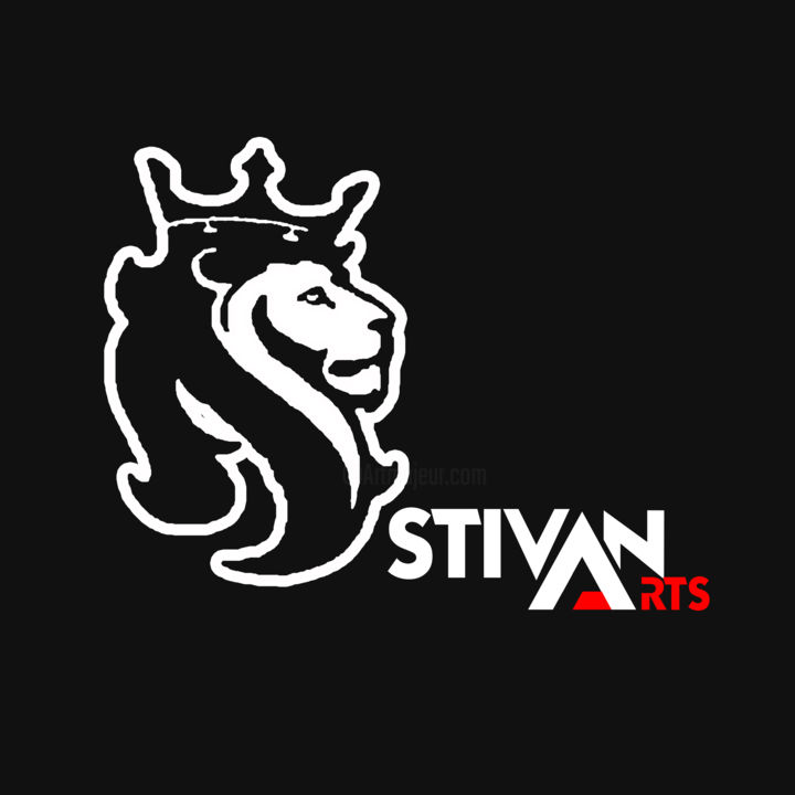 Digital Arts titled "STIVAN ARTS LOGO" by Rush Graphics, Original Artwork, 2D Digital Work