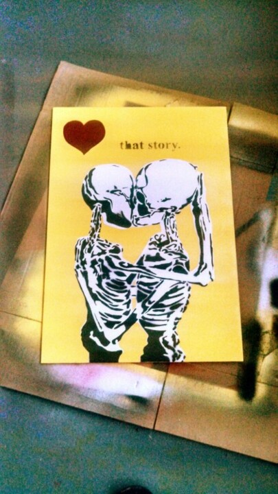 "Love That Story" başlıklı Tablo Ryan Boyd (streetheart) tarafından, Orijinal sanat