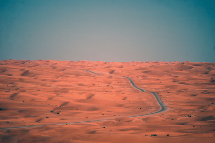 Photography titled "à l'infini" by Salem Bouchakour, Original Artwork