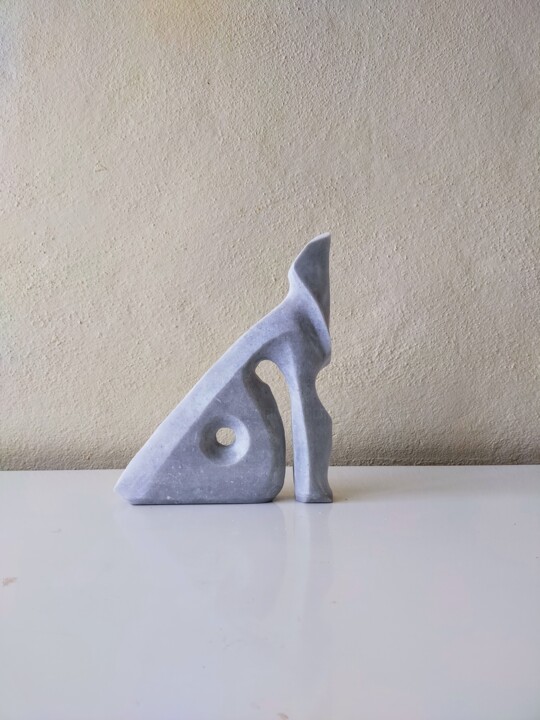 Sculpture titled "Mermer 04" by Salih Demirci, Original Artwork, Stone