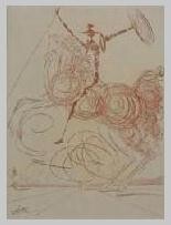 Printmaking titled "Salvador Dali Don Q…" by Salvador Dali, Original Artwork