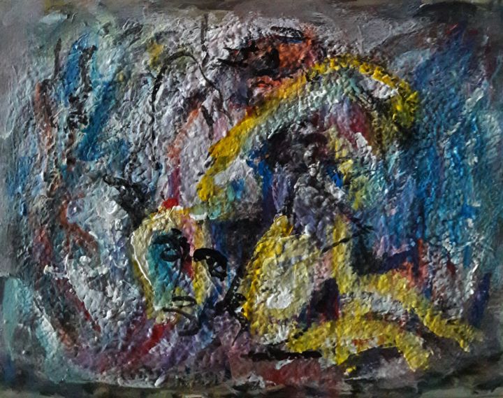 Peinture,  10,6x13,4 in 