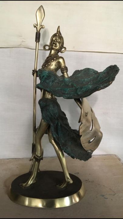 雕塑 标题为“Le retour de la gue…” 由Abdoul Karim Sana, 原创艺术品, 青铜