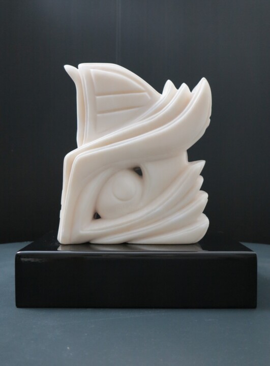 Sculpture titled "Letter C. The theor…" by Sand, Original Artwork, Stone