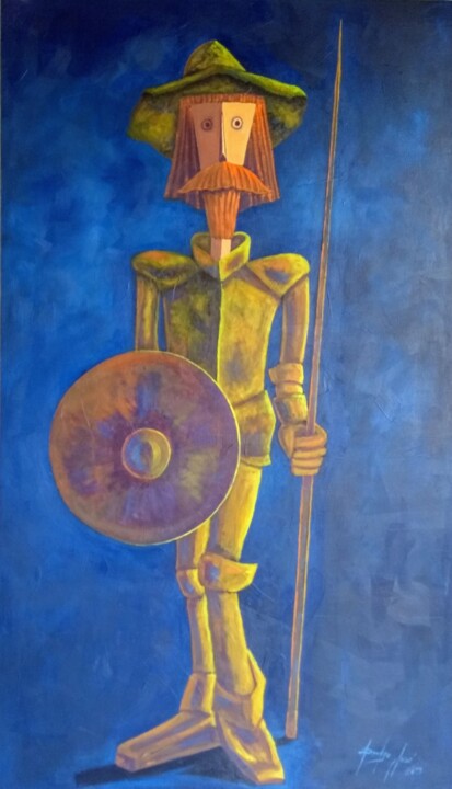 Pittura intitolato "Dom Quixote I" da Sandro José, Opera d'arte originale, Acrilico