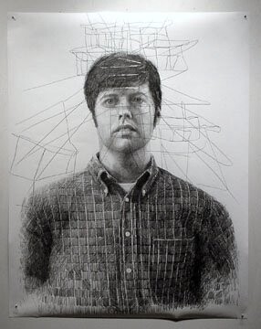 Dessin intitulée "Selfportrait" par Scott Betz, Œuvre d'art originale