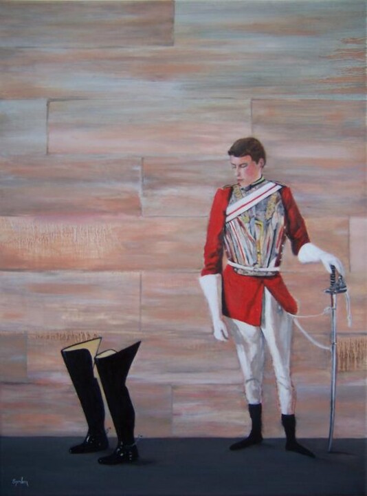 Pittura intitolato "Guardsman" da Scott Spencer, Opera d'arte originale