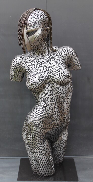 Скульптура под названием "" A Hidden Agenda "" - Scott Wilkes, Подлинное произведение искусства, Металлы