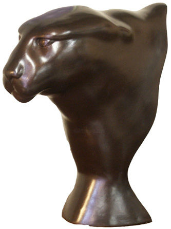 Sculpture titled "Panthère" by Pascal Levallois, Original Artwork