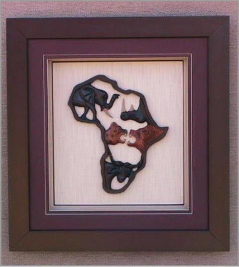 Sculpture titled "african big five" by Sebastiao Domingos, Original Artwork