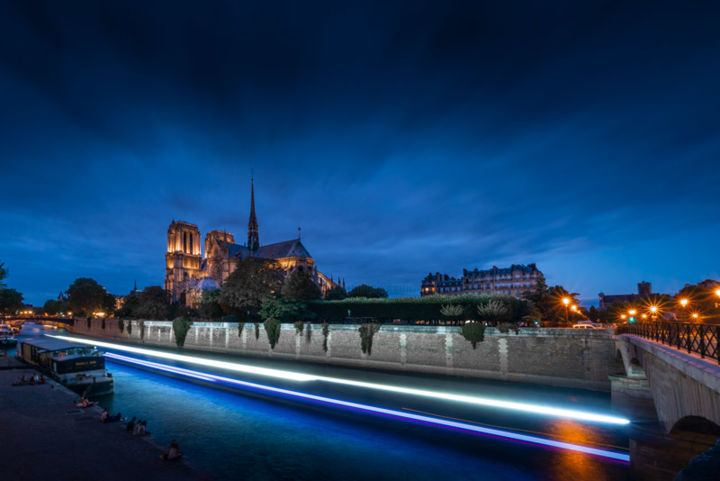 Photographie intitulée "Notre Dame de Paris" par Sebastien Pouteau, Œuvre d'art originale, Photographie numérique Monté sur…
