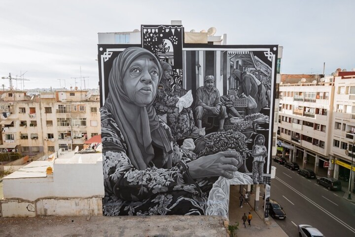 Un festival de street art à Rabat réveille la capitale Marocaine
