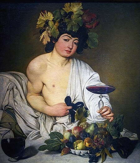 Caravaggio tarafından Bacchus