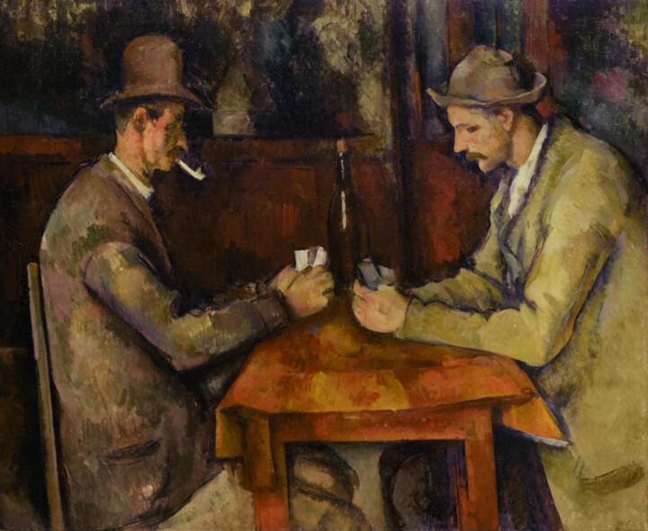 De kaartspelers (1890-95) door Paul Cézanne