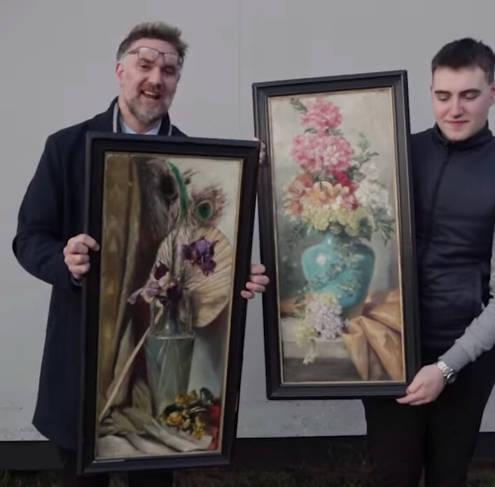 The flower paintings of Queen Victoria are being sold at auction in London