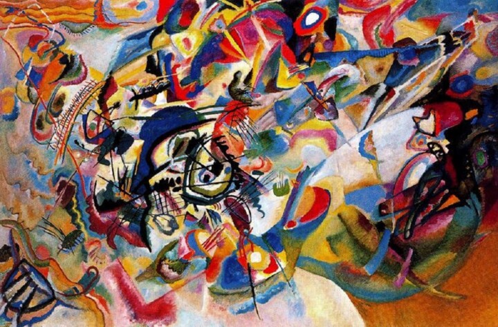 Compositie VII van Wassily Kandinsky