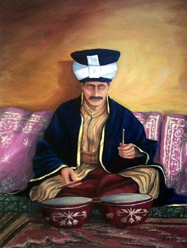 "NAKKAREZEN" başlıklı Tablo Ressam Selim Pek tarafından, Orijinal sanat