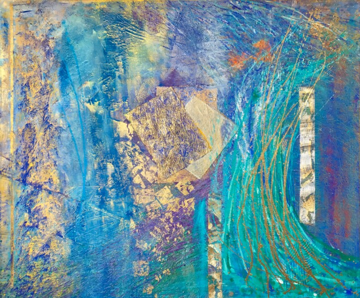 Painting titled "I came like Water,…" by Sergei Zalivatskii, Original Artwork, Pigments