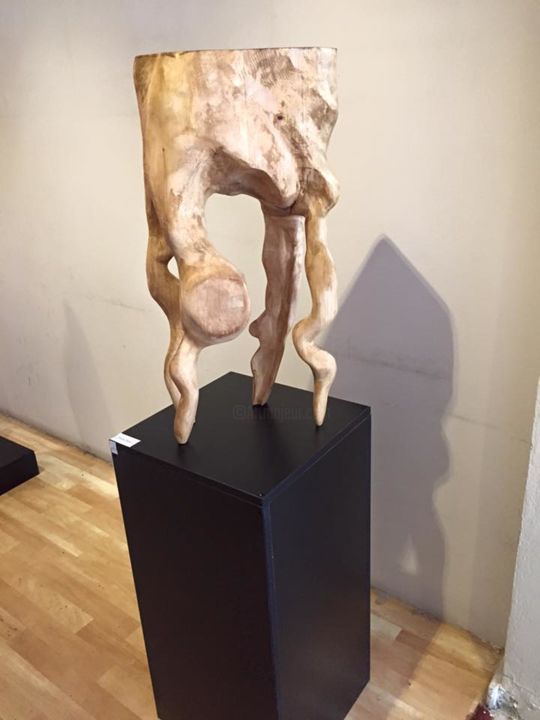 Sculpture titled ""Dönüm Noktası - "M…" by Sevilay Ökçe, Original Artwork, Wood