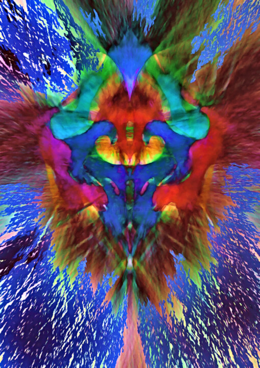 Arts numériques intitulée "Psychedelic Dream" par Shanny Ask Lasasa, Œuvre d'art originale, Peinture numérique
