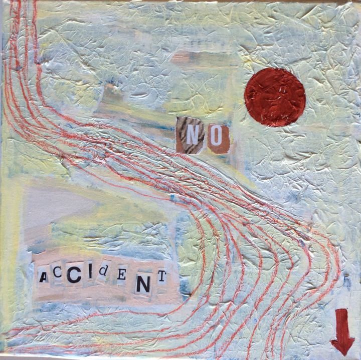 Collages titled "No accident" by Shura Dotsenko, Original Artwork