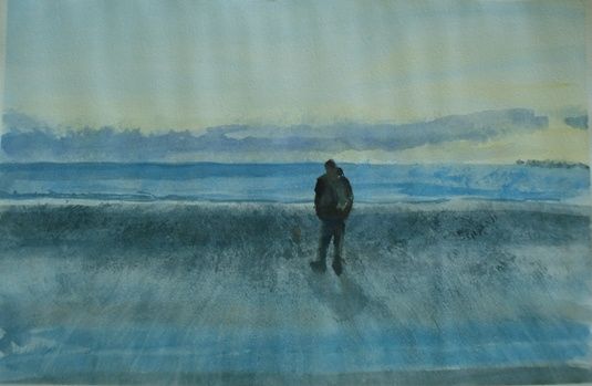 the old man and the sea painting