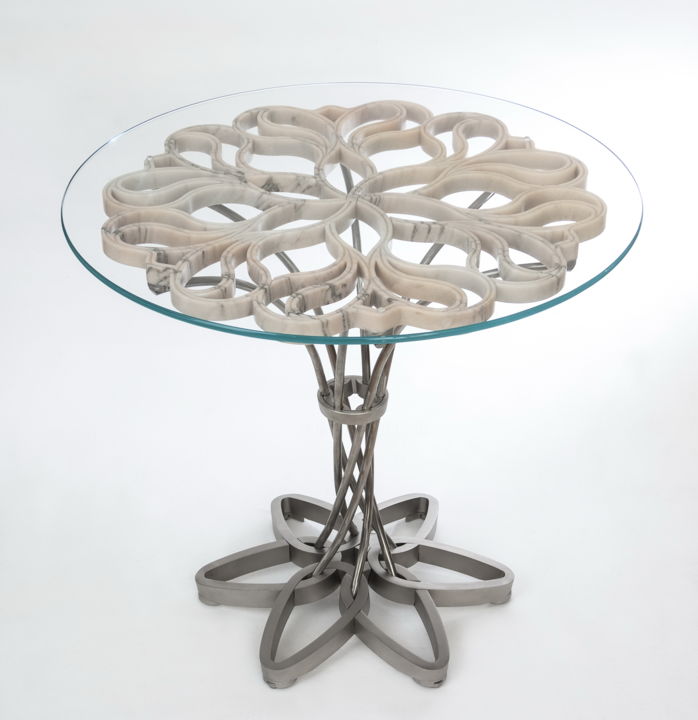 Design intitulada "table "VORTEX" (nat…" por Nenad Petrovic, Obras de arte originais, Mobília