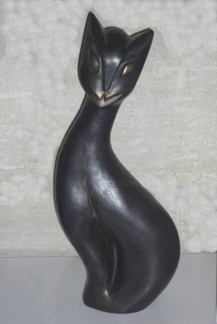 Sculpture titled "CHARLY AU PARADIS…" by Sonia Mandel, Original Artwork, Casting