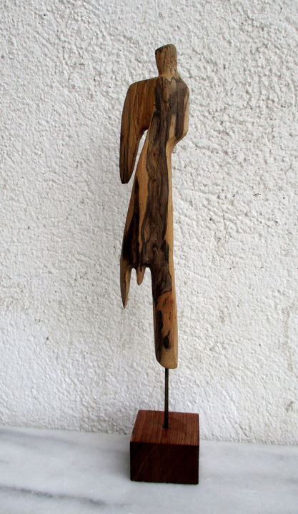 雕塑 标题为“"En suspens"” 由Sophie Thiry, 原创艺术品, 木