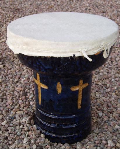 Printmaking titled "Ceramic drum" by Andrew Speers, Original Artwork