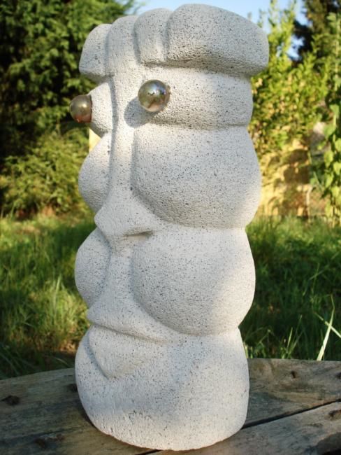 Sculpture intitulée "mimic" par Michael Ghemrani, Œuvre d'art originale, Pierre