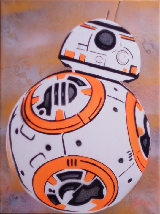 Pittura intitolato "BB8" da Stan Spray Art, Opera d'arte originale, Spray
