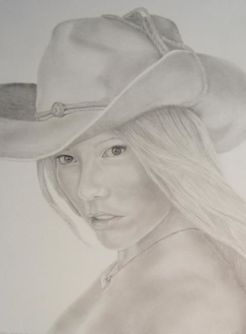 Drawing titled "Graphite Portrait o…" by Tracey Costescu, Original Artwork