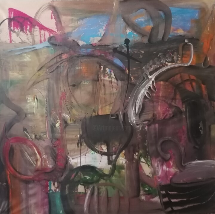 Painting,  63x63 in 