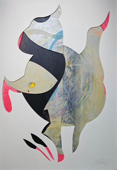 Malerei mit dem Titel "MUCAV" von Stefano Mazzolini, Original-Kunstwerk, Acryl