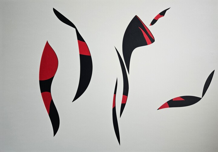 Collagen mit dem Titel "PIPAV" von Stefano Mazzolini, Original-Kunstwerk, Collagen