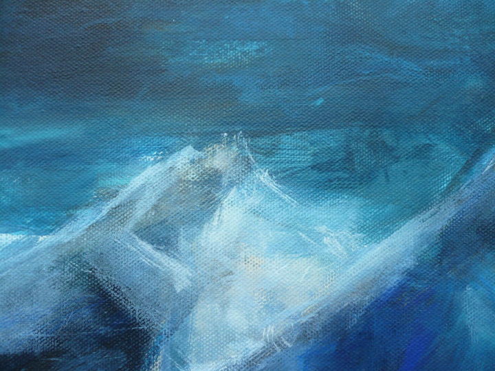 Ζωγραφική με τίτλο "Nordland 3 Detail" από Steffi Goldrand, Αυθεντικά έργα τέχνης