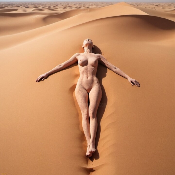 Arte digitale intitolato "La femme" da Stephane Huitelec, Opera d'arte originale, Immagine generata dall'IA