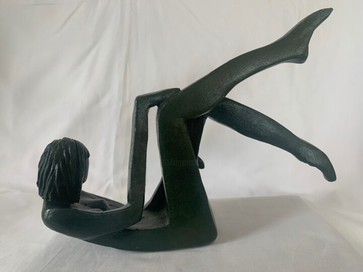 Скульптура под названием "TAMARA" - Sylvie Allais, Подлинное произведение искусства, Терракота