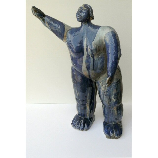 Escultura intitulada "Liberté" por Sylviehebrard, Obras de arte originais, Cerâmica