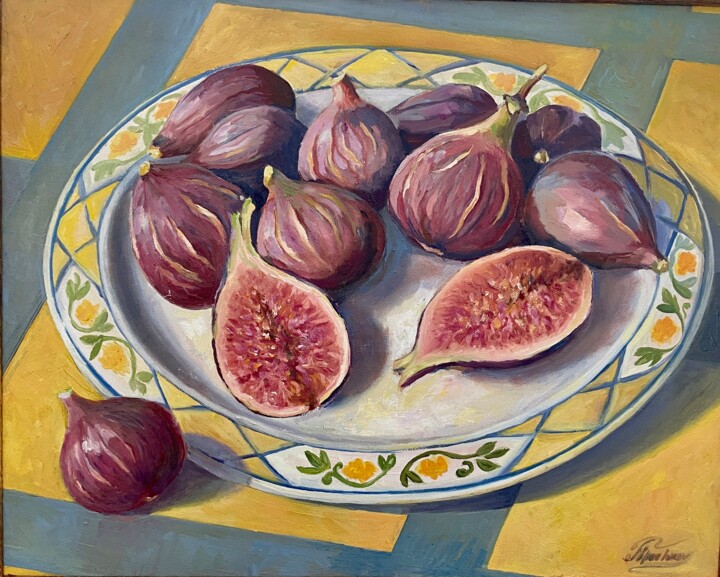 Malerei mit dem Titel "Sweet September" von Tania Kyriakidou, Original-Kunstwerk, Öl
