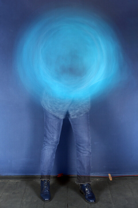 Fotografía titulada "Transfigure in blue" por Tania Serket, Obra de arte original, Fotografía digital