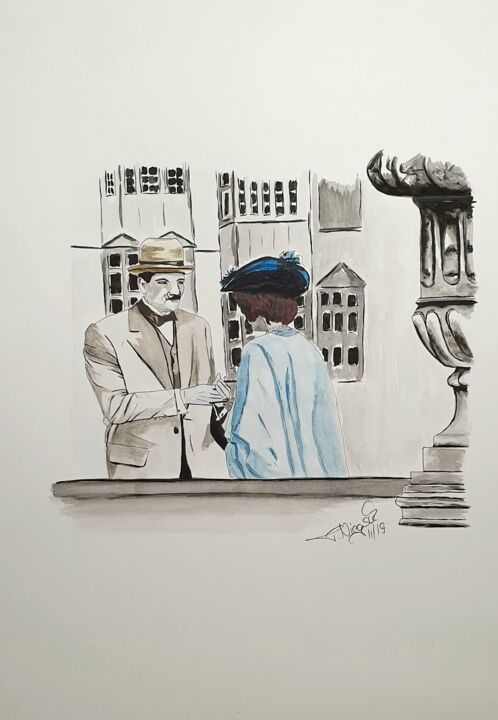 Drawing titled "une affaire de coeu…" by Tanja Niegsch, Original Artwork, Gouache