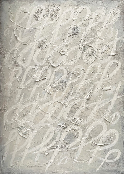 Pittura intitolato "Copybook I" da Tanya Alexeeva, Opera d'arte originale, Acrilico Montato su Telaio per barella in legno