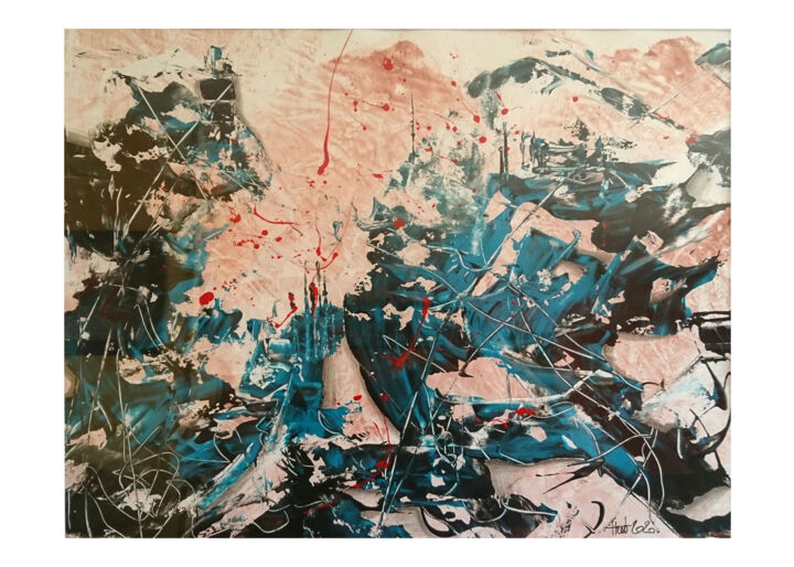 Peinture intitulée "Warhammer-1" par Thierry Buisson (Theb), Œuvre d'art originale, Acrylique