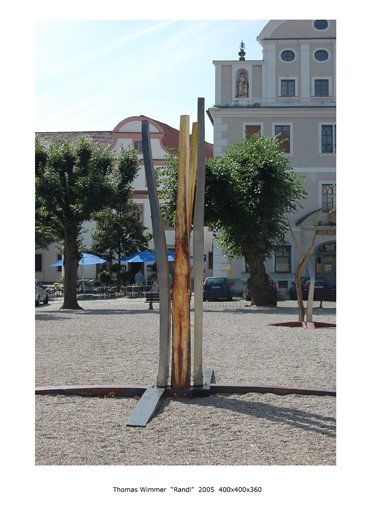 Skulptur mit dem Titel "randl" von Thomas Wimmer, Original-Kunstwerk