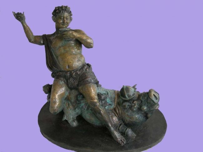 Sculpture titled "Baxos" by Tigran Harutyunyan, Original Artwork, Metals